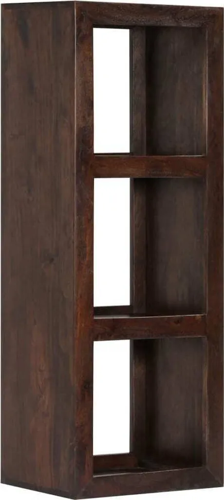 Étagère console haute en acacia massif 110 cm - Meuble d'entrée Chic
