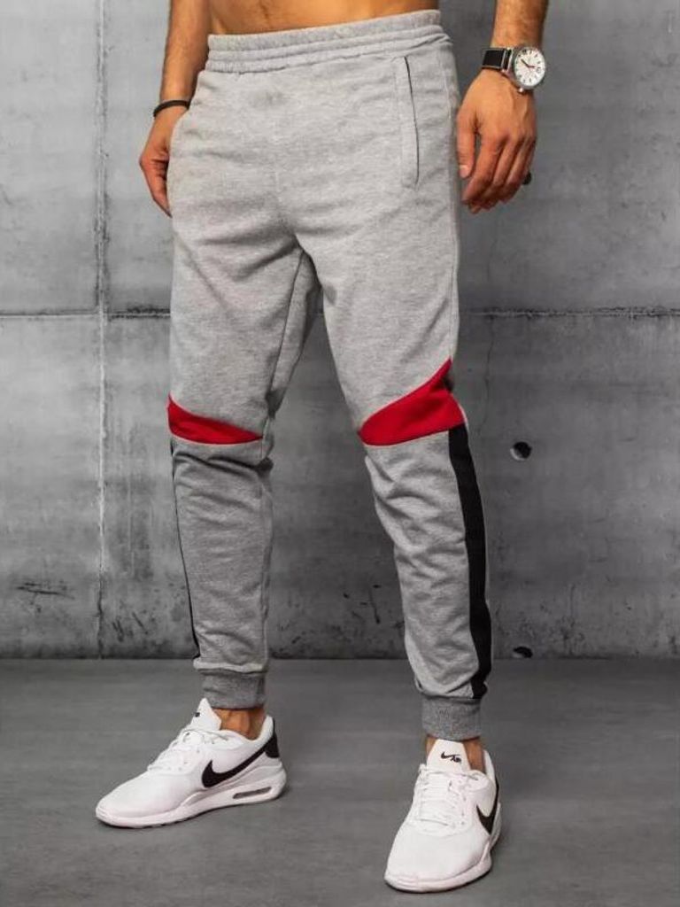 Dstreet Herren-Jogginghosen Aikune hellgrau L
