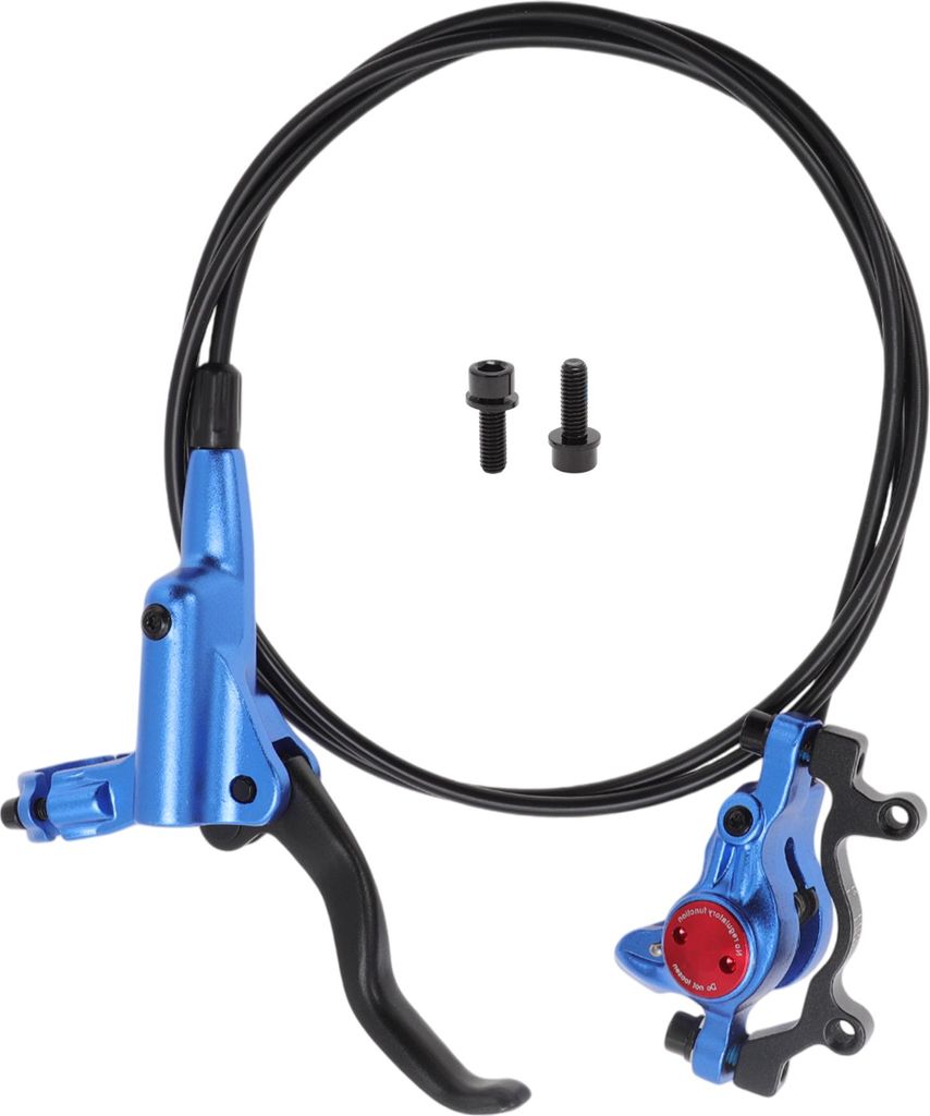 1 Satz Fahrradbremszubehör, Aluminiumlegierung Bremsgriff, Hinterer Linker Bremshebel Und 1450mm Bremsseil Für Rennrad MTB, Blau