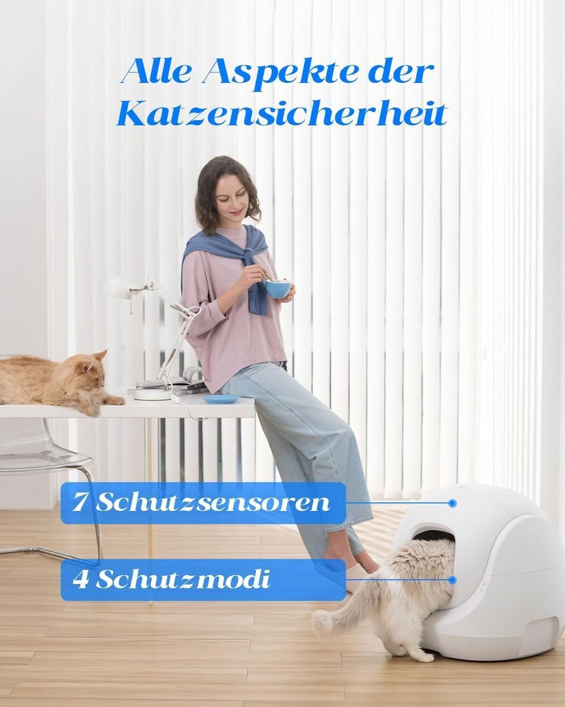 CATLINK automatisches Katzenklo Scooper SE BayMax Produktbild 4