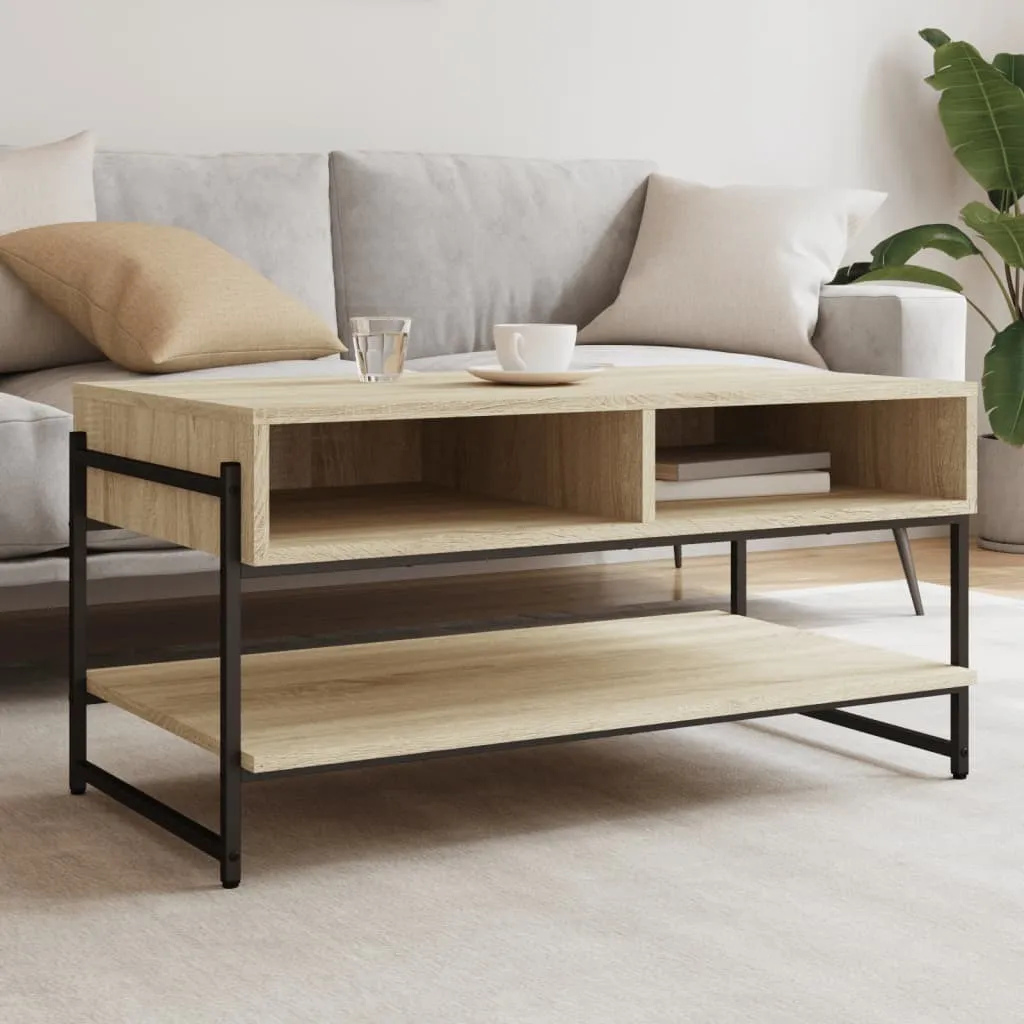 Tavolino da Caffè SYFAX Rovere Sonoma 90x50x45 - Atmosfere di Casa - 2