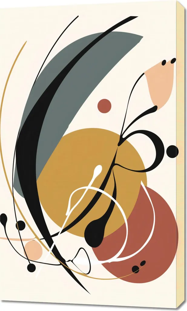 Déco salon Image Échos dansants 60x100 cm - Ambiance zen et moderne