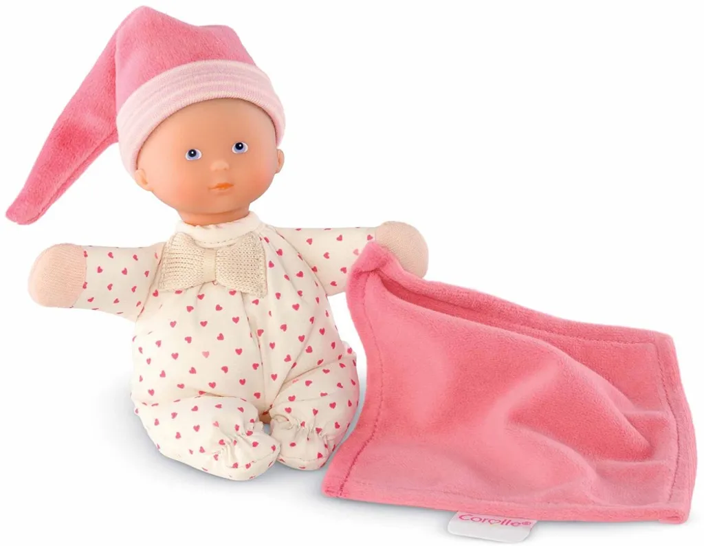 Corolle Mon Doudou Mini Rêve Rosa Herzchen - Poupon 16 cm dès Naissance