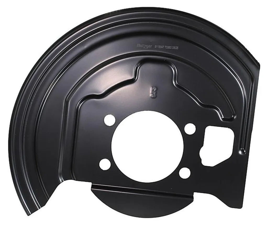 Garde-boue Disque de Frein Anti-Corrosion NISSAN LEAF Gauche METZGER Noir