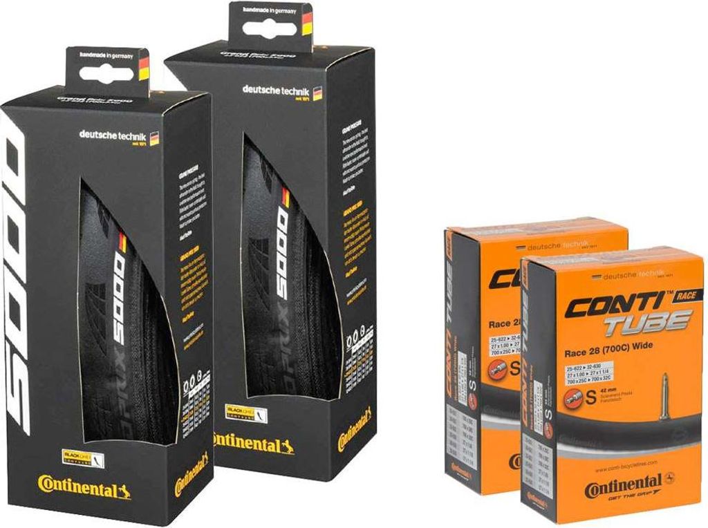 Continental grand prix 5000 set 28-622 + race 28 s42 wide