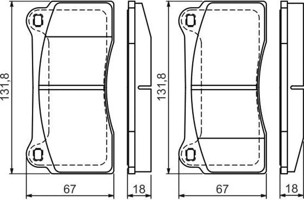 Plaquettes de Frein Bosch pour Jaguar XJ et XK8 - Kit Disque Complet