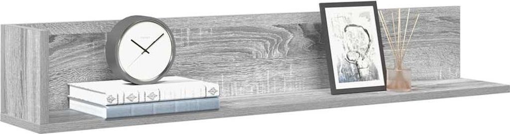 Maison Exclusive - Wandregale 2 Stk. Grau Sonoma 100x16,5x16,5 cm Holzwerkstoff