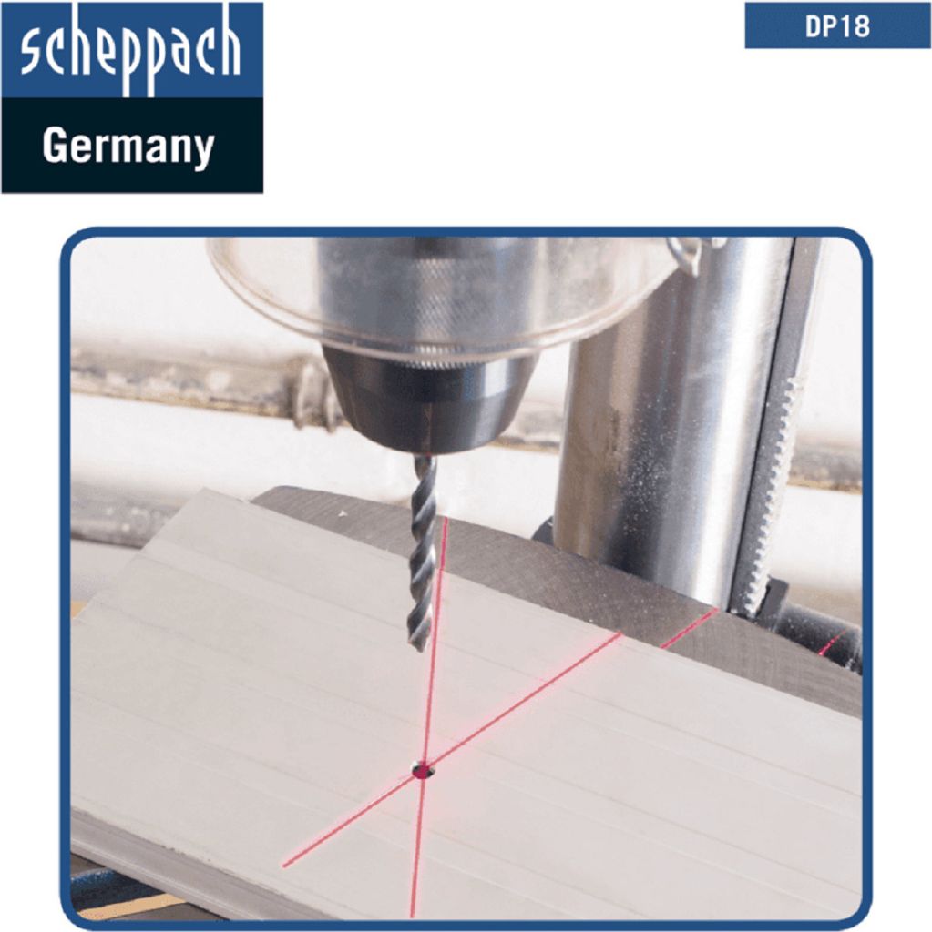 SCHEPPACH DP18 Ständerbohrmaschine Tischbohrmaschine Produktbild 6