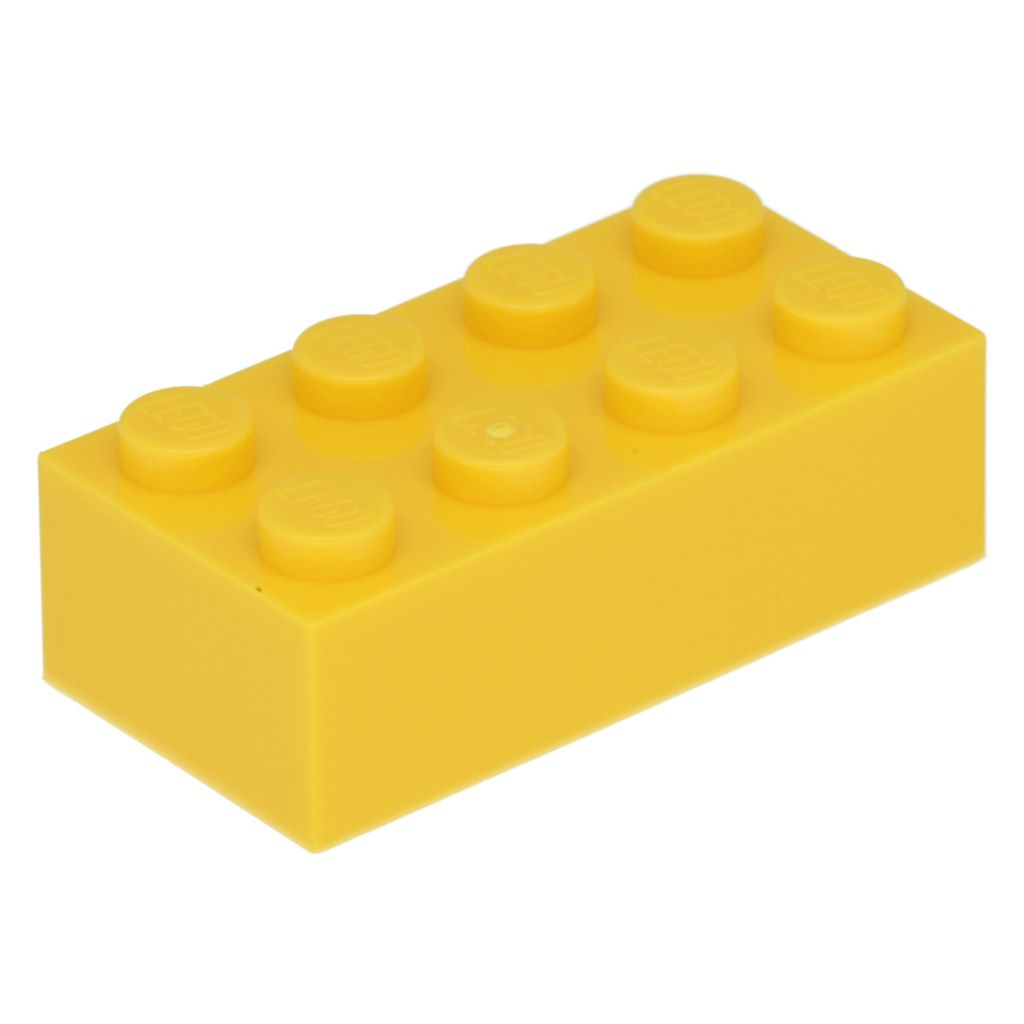 100 kostek LEGO 2x4, žluté Obrázek produktu 