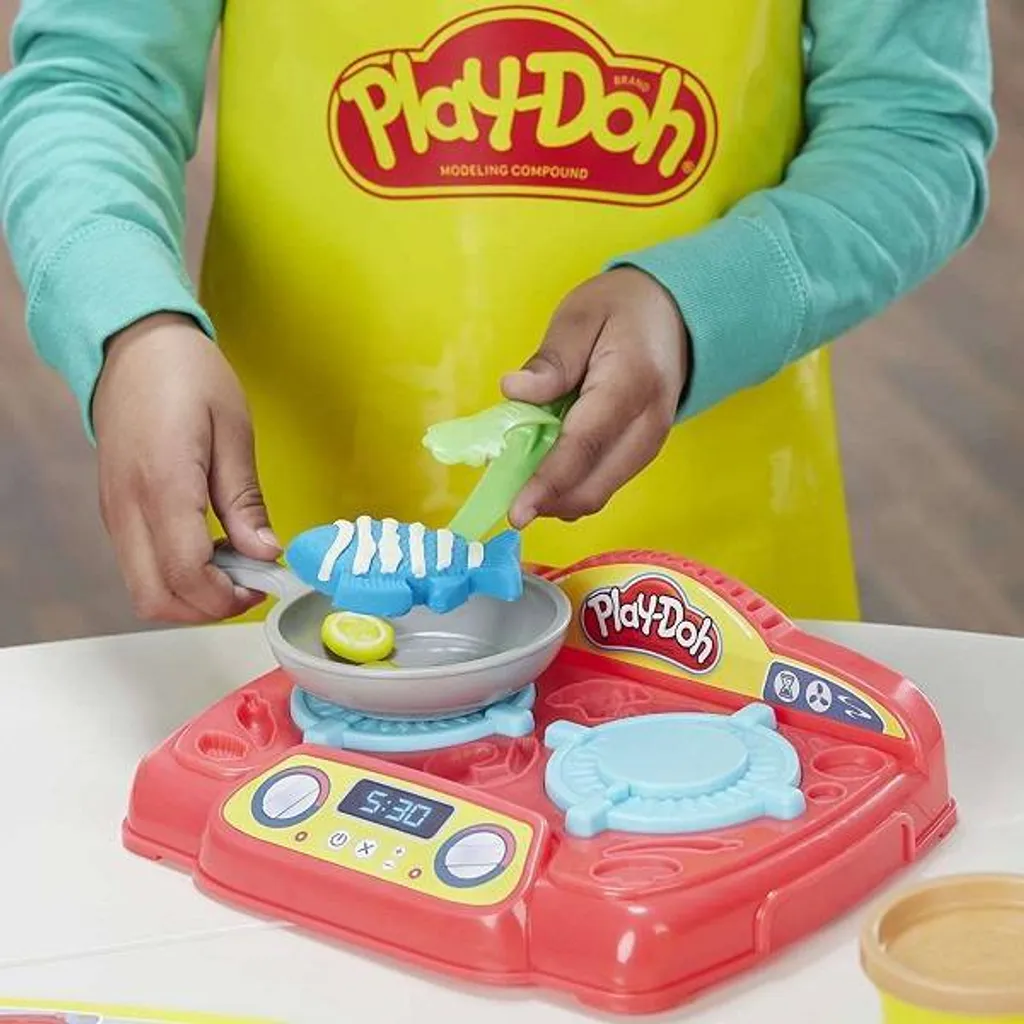 Play-Doh Kitchen Creations Super Chef Suite : Kit Complet 10 Pots Inclus - 10