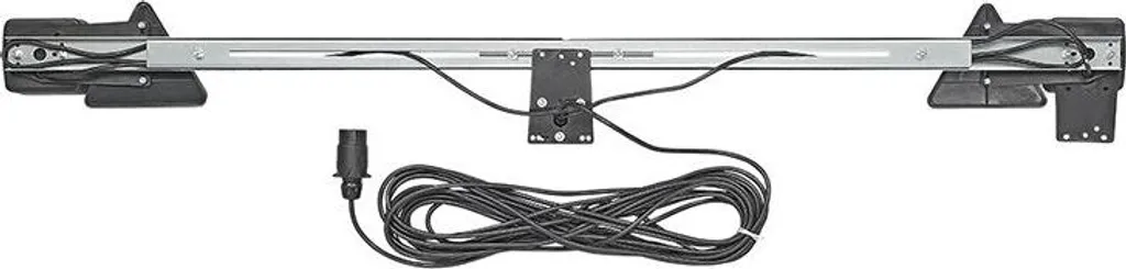Support feux remorque télescopique 140-200cm métal avec câble 12M - 4