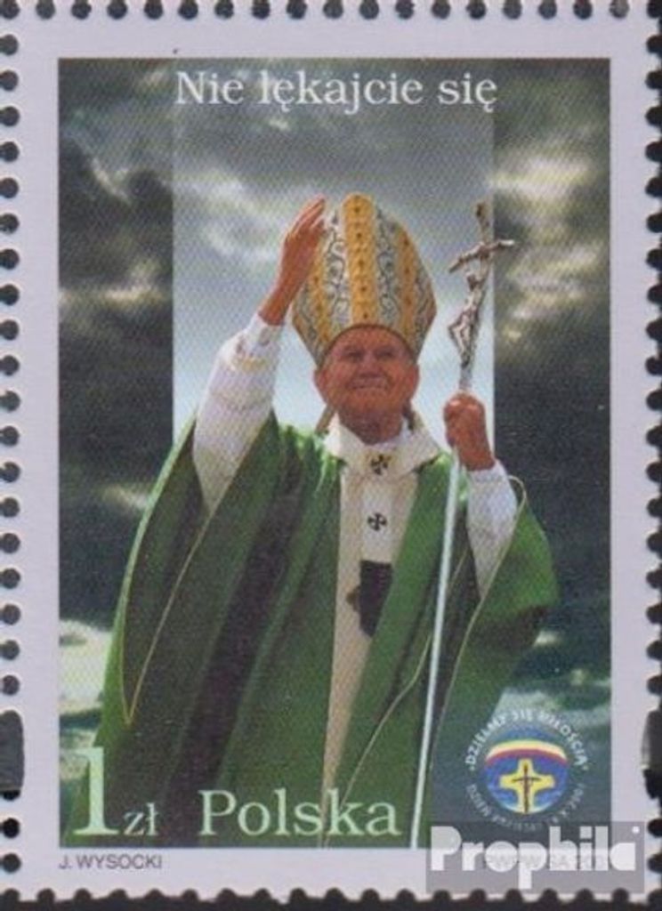Briefmarken Polen 2001 Mi 3928 (kompl.Ausg.) postfrisch Papst
