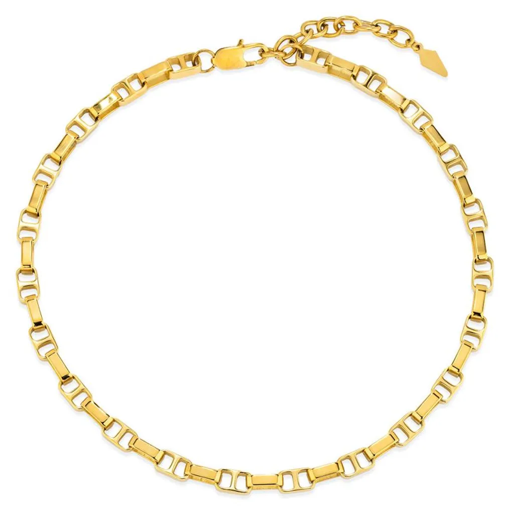 Collier Radieux Ao Ry000363 Finition Rhodiée et Pierres Éclatantes 45cm