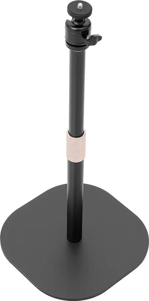 Support Projecteur Noir Pivotant 360° Réglable - Filetage 6,35mm 3kg