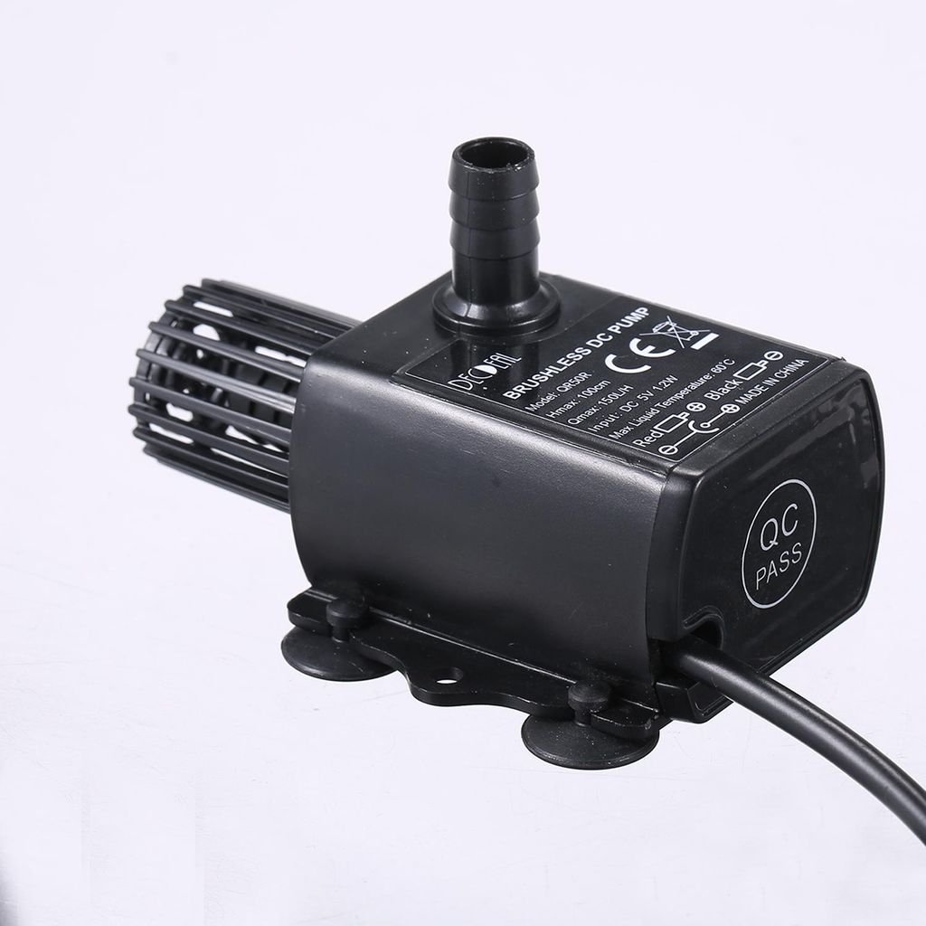 DECDEAL USB-bürstenlose Wasserpumpe mit Sieb – extrem leise Mini-DC5V-Mikro-bürstenlose Wasser- und Ölpumpe, wasserdichte Tauchpumpe für Spri...