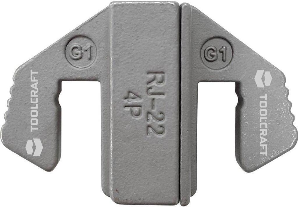 TOOLCRAFT Crimp-Einsätze Crimpeinsatz für 4P4C/Rj22 Steckverbinder Passend für Marke (Zangen): TOOLCRAFT PZ-500