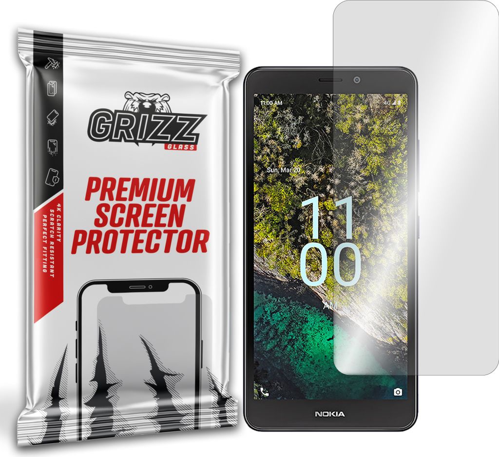 Hybriertes Glas GrizzGlass HybridGlass für Nokia C100