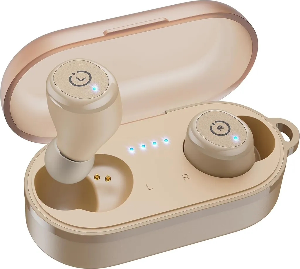 Cuffie Bluetooth 55h Wireless: Auricolari IPX8 con App EQ e Ricarica Qi