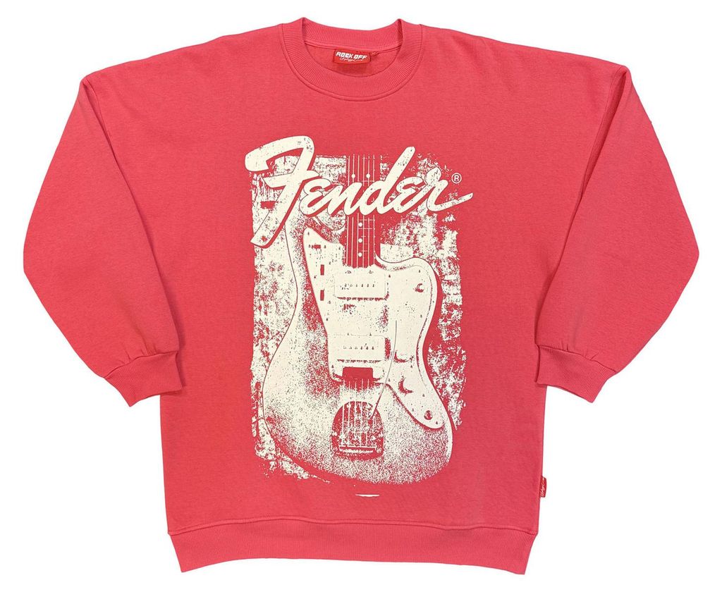 Fender - "Unplugged" Sweatshirt für Damen RO16127 (M) (Pink)