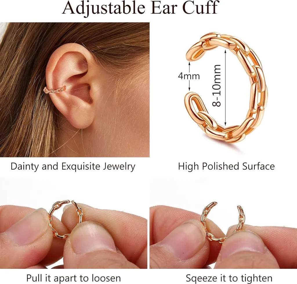 Boucles d'oreilles Clips et Ear Cuffs Lot de 22 Bijoux Fantaisie Femme - 2