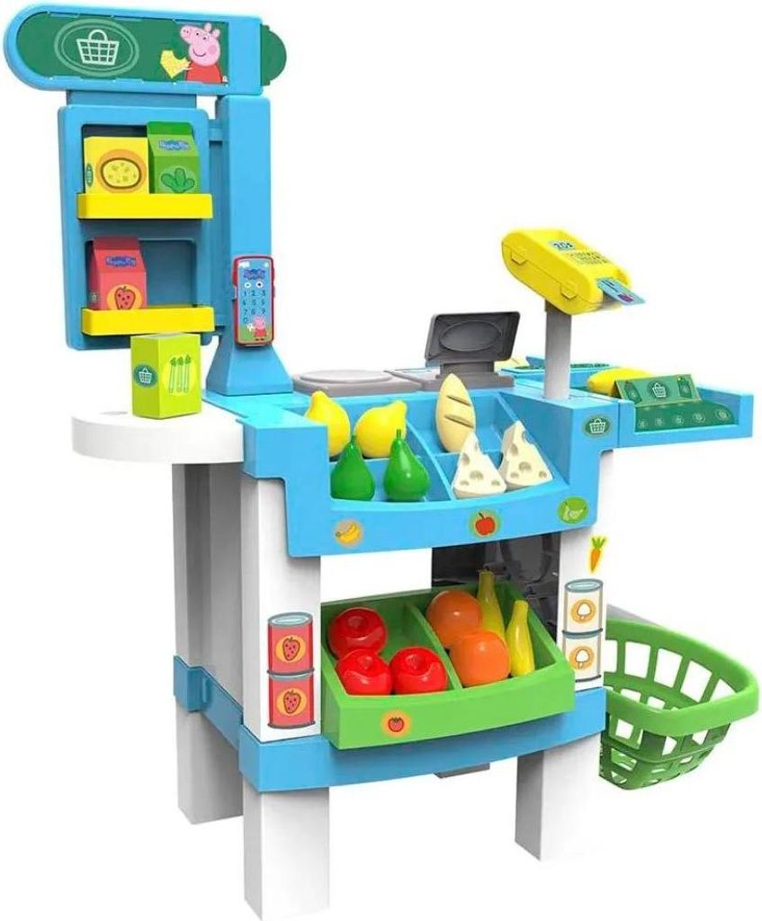 Peppa Pig Supermarkt-zubehör + Sound Silber Silber One Size