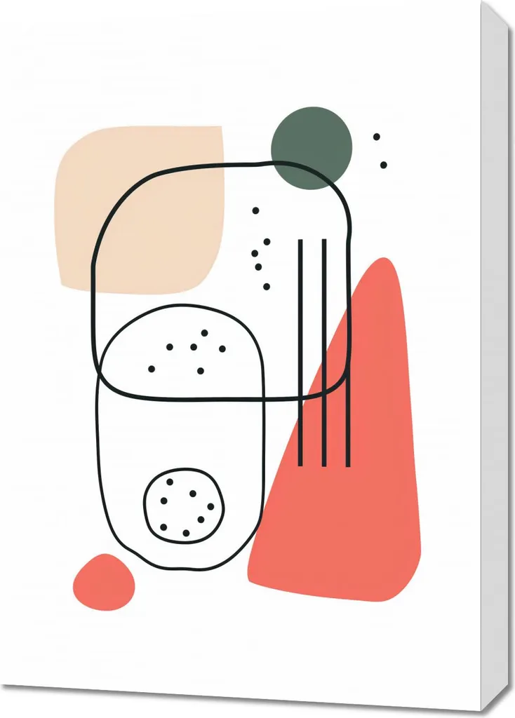 Agrandir l'espace avec l'image 50 x 70 cm Profondeur de la pièce chic
