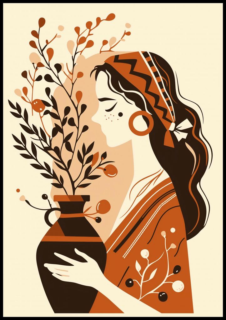 Poster 70x100cm Mutter Natur