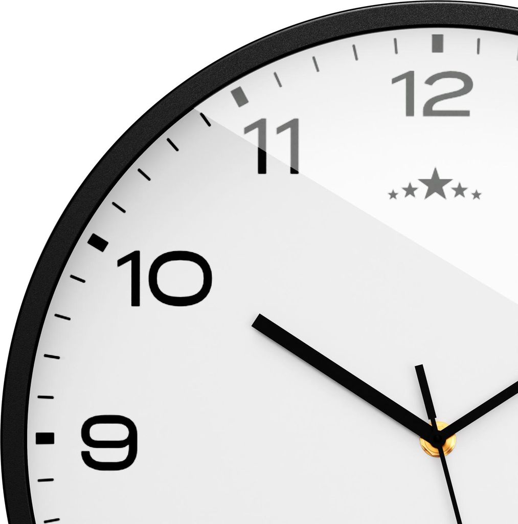 MONZANA® Horloge murale radio pilotée à quartz silencieuse Image du produit 