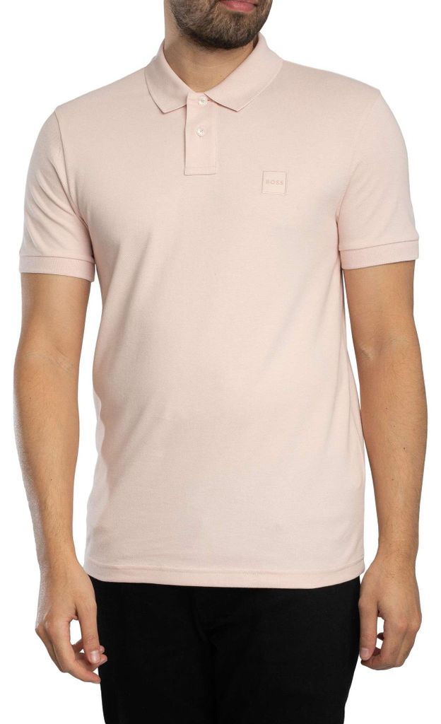 BOSS Passenger Slim Polohemd, Rosa 3XL