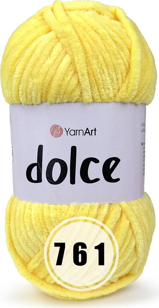 YarnArt Dolce, 761 žlutá Obrázek produktu 