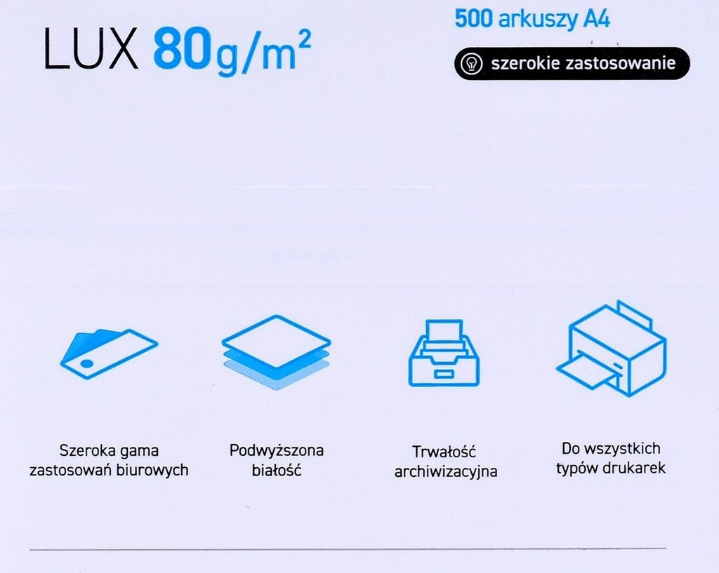 Tiskový papír Pollux A4 (210x297 mm) Matný 500 listů Bílý Obrázek produktu 2