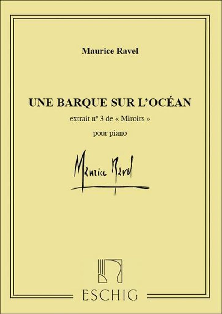 Une Barque sur l'Oceanfür Klavier