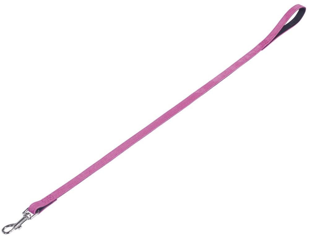 Nobby Leine "VELOURS" L: 100cm; B: 14mm, fuchsia (Passion)