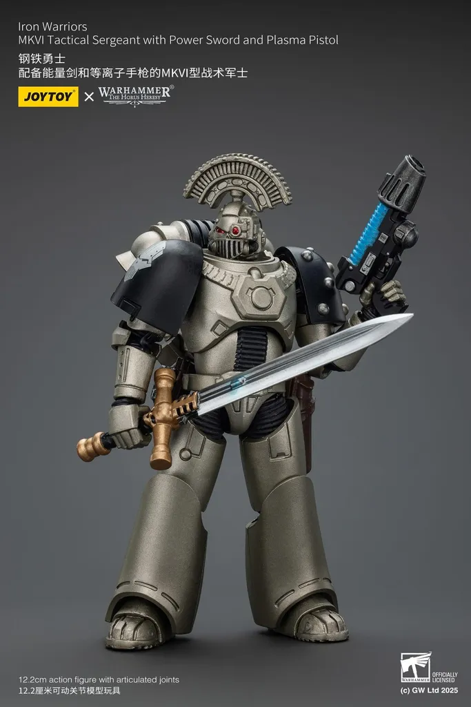 Figurine Warhammer Horus Heresy Iron Warriors MKVI Sergeant 1/18