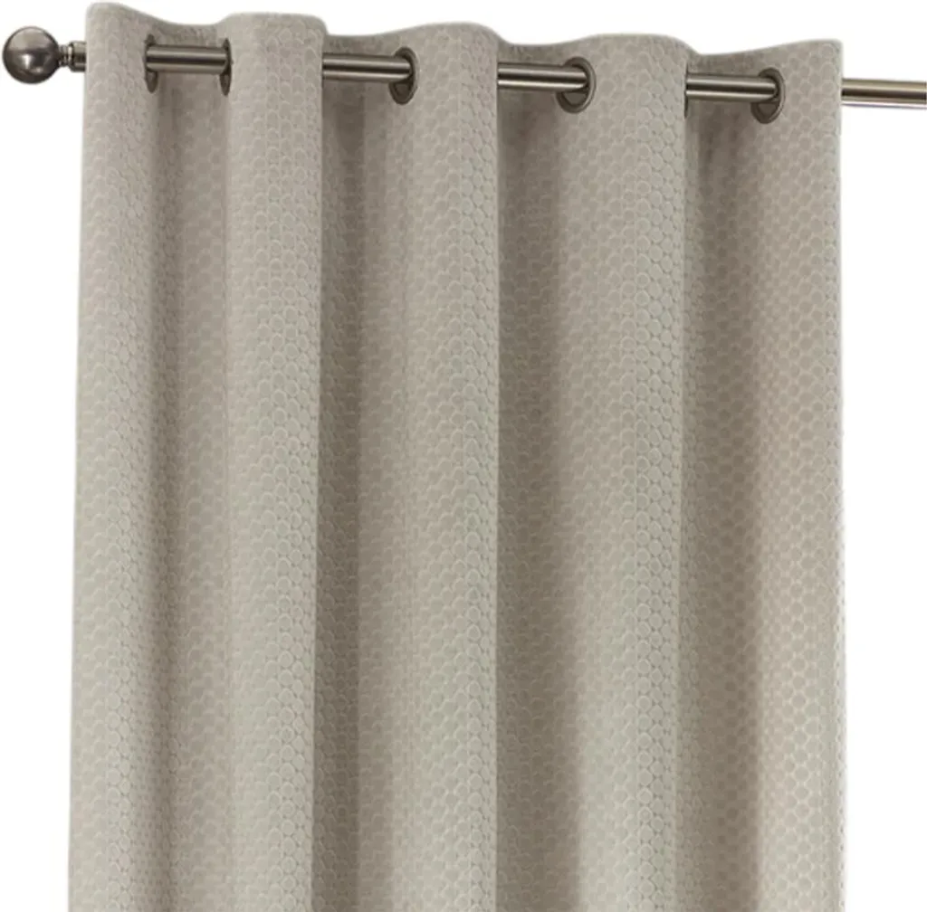 Paire de rideaux en velours doux Neptune RV3671 avec œillets de 168x229