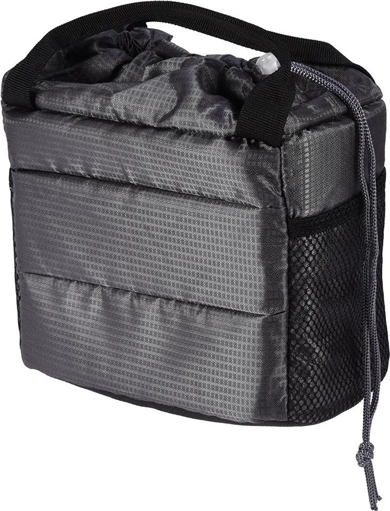 Inserto impermeabile divisorio fotocamera borsa antiurto imbottito divisorio copertura per DSLR (grigio)
