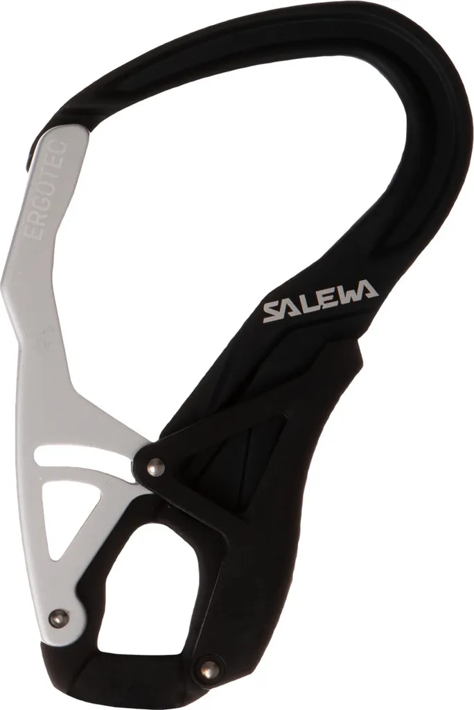 Mousqueton ergonomique Ergotec 3.0 Vf Salewa robuste et léger Noir