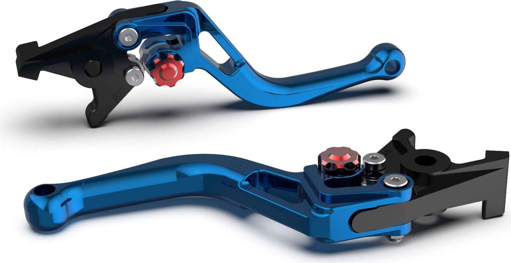 LSL Bremshebel BOW R23R, kurz, blau/rot