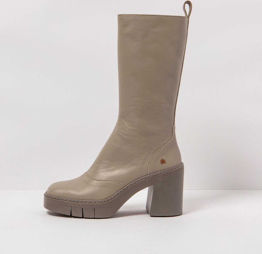 Art Stiefel mit hohem Absatz Damen 1976 NAPPA SESAME/BERNA Farbe Beige