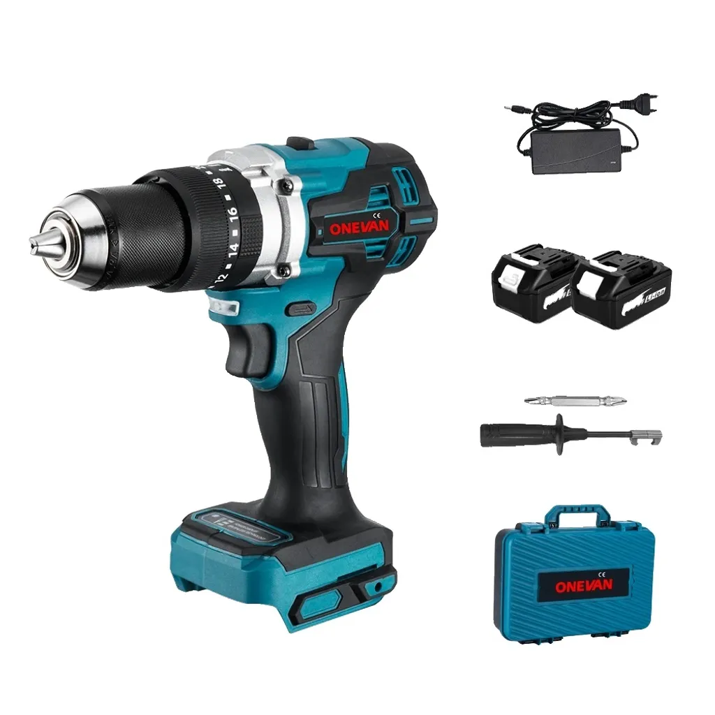 Perceuse visseuse sans fil sans balais 650Nm avec 2 batteries et coffret