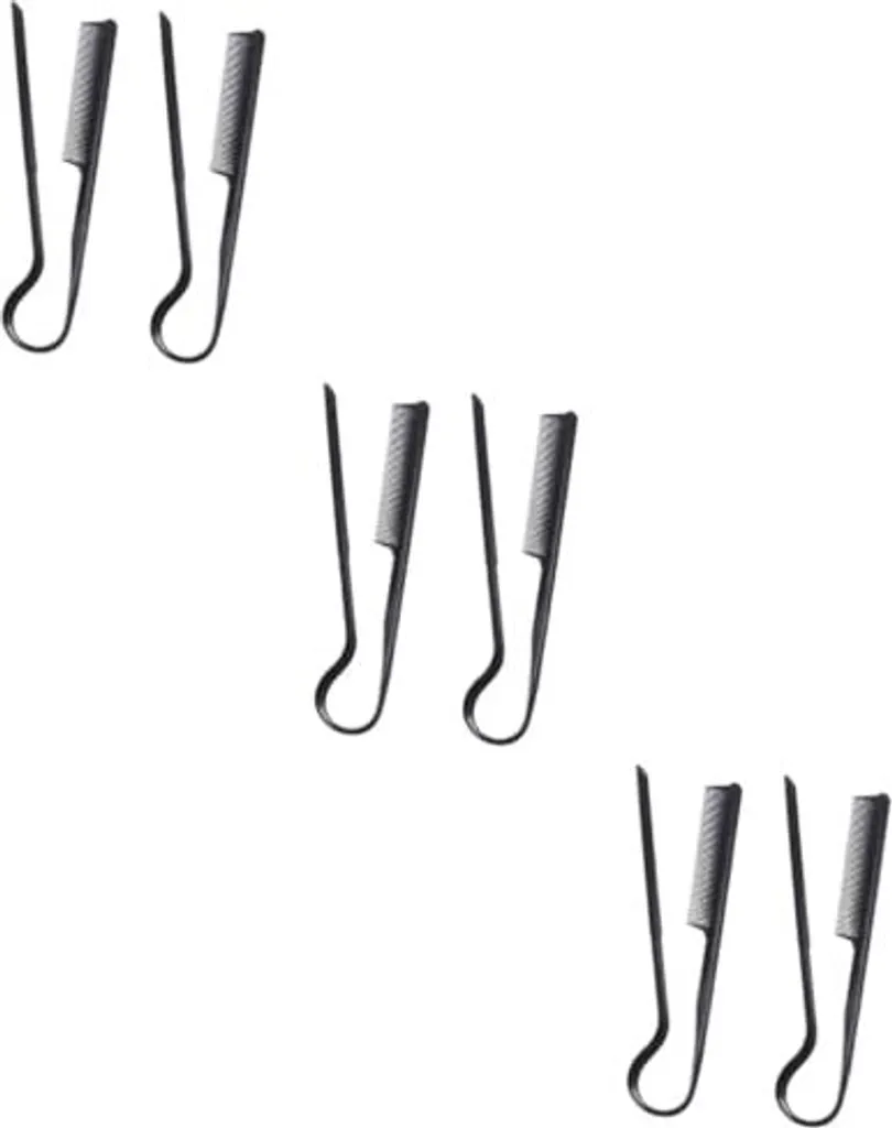 FRCOLOR 6x Pettine a V per Capelli: Lisciatura Rapida e Professionale