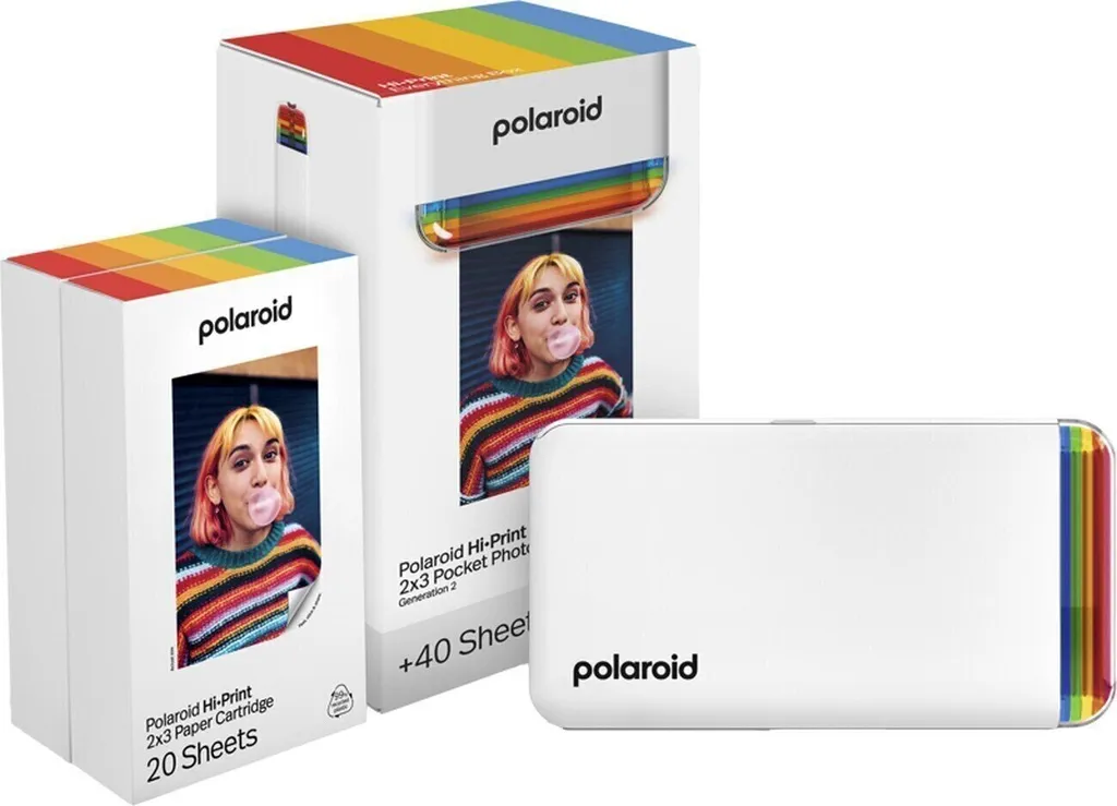 Imprimante de poche Polaroid Hi-Print Gen 2 Blanche haute qualité