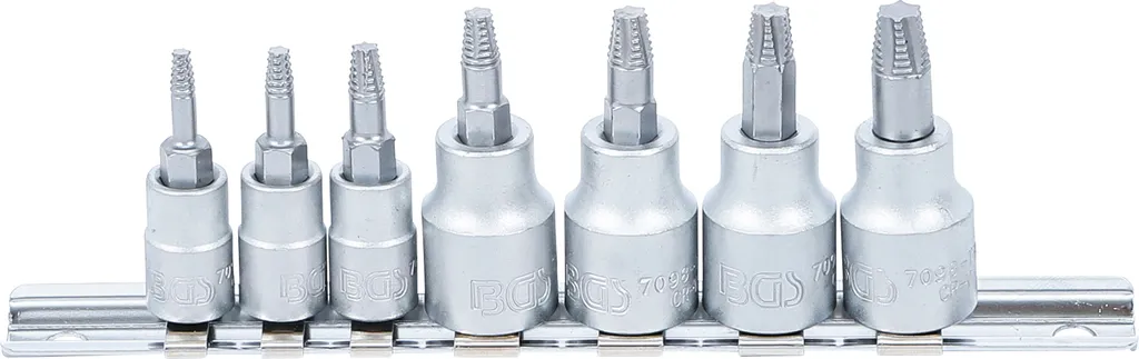 Set de douilles extractrices de vis Torx T10 à T40 pour empreintes T