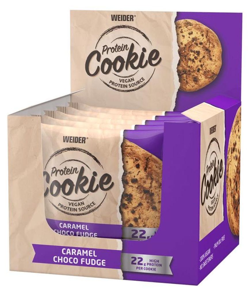 Weider Protein Cookies (12x90g) Caramel Choco Fudge - Produktbild 