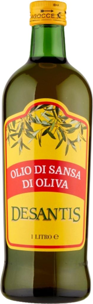 A bottle of olive oil on a white background.