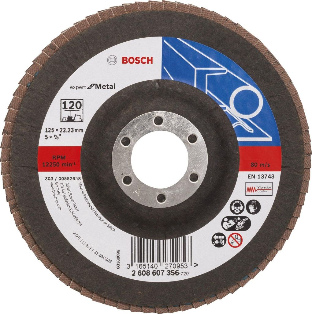 Fächerschleifscheibe X551 Expert for Metal, gerade, 125 mm, Produktbild 