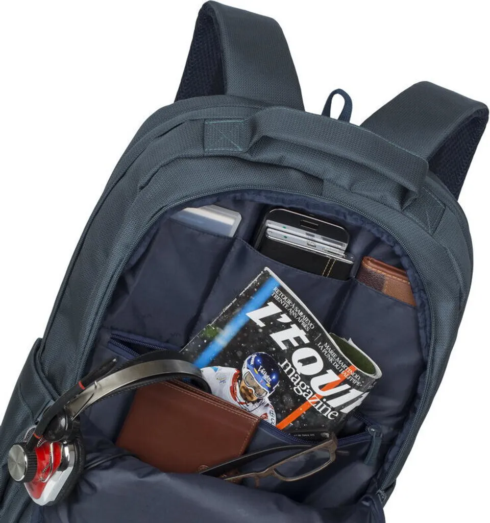 Rivacase 8460 Sac à dos 17 pouces grand format noir imperméable