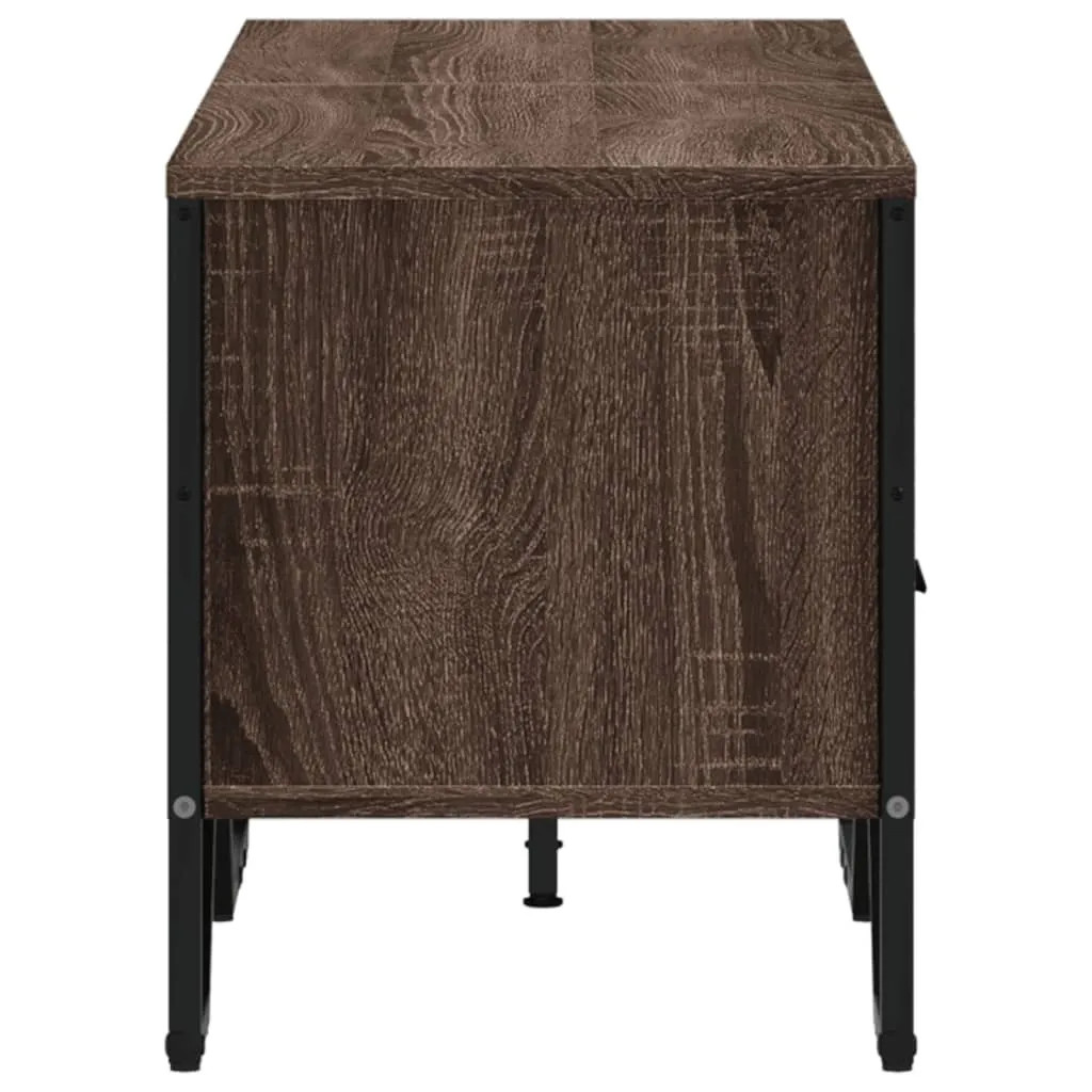 Mobile TV Gaming Rovere Marrone 122cm - Supporto Console e Media - 5