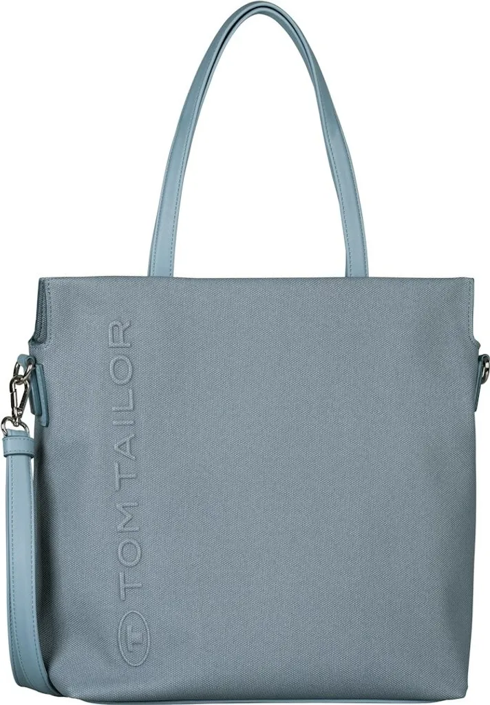 Grand sac cabas zippé bleu moyen Tom Tailor Pink - Format M pratique