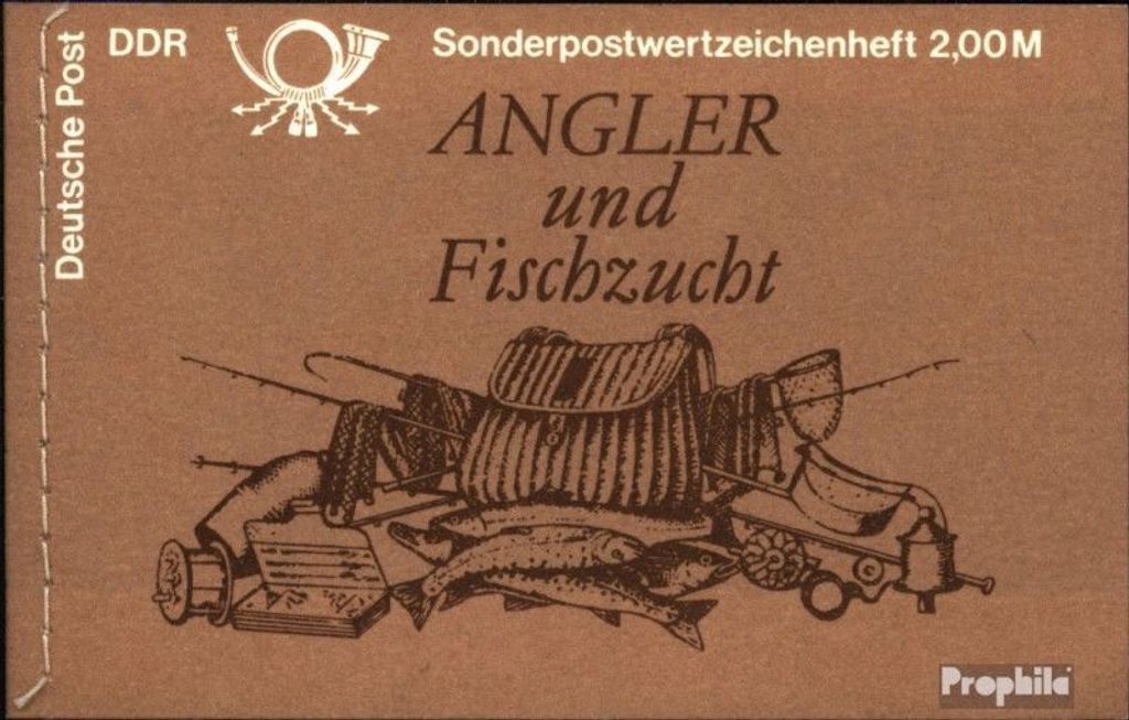Briefmarken DDR 1988 Mi MH9 (kompl.Ausg.) postfrisch Fische